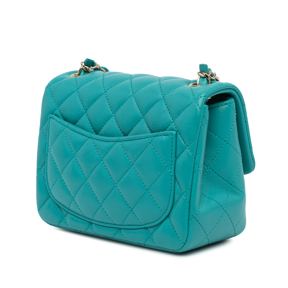 Pre-Loved Chanel Mini Square Classic Lambskin Single Flap - Picture 2 of 9